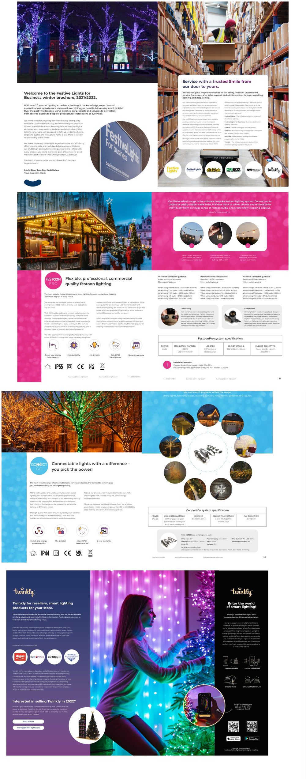 Winter Brochure for Festive Lights for Business — copy by Jenny Hardy
